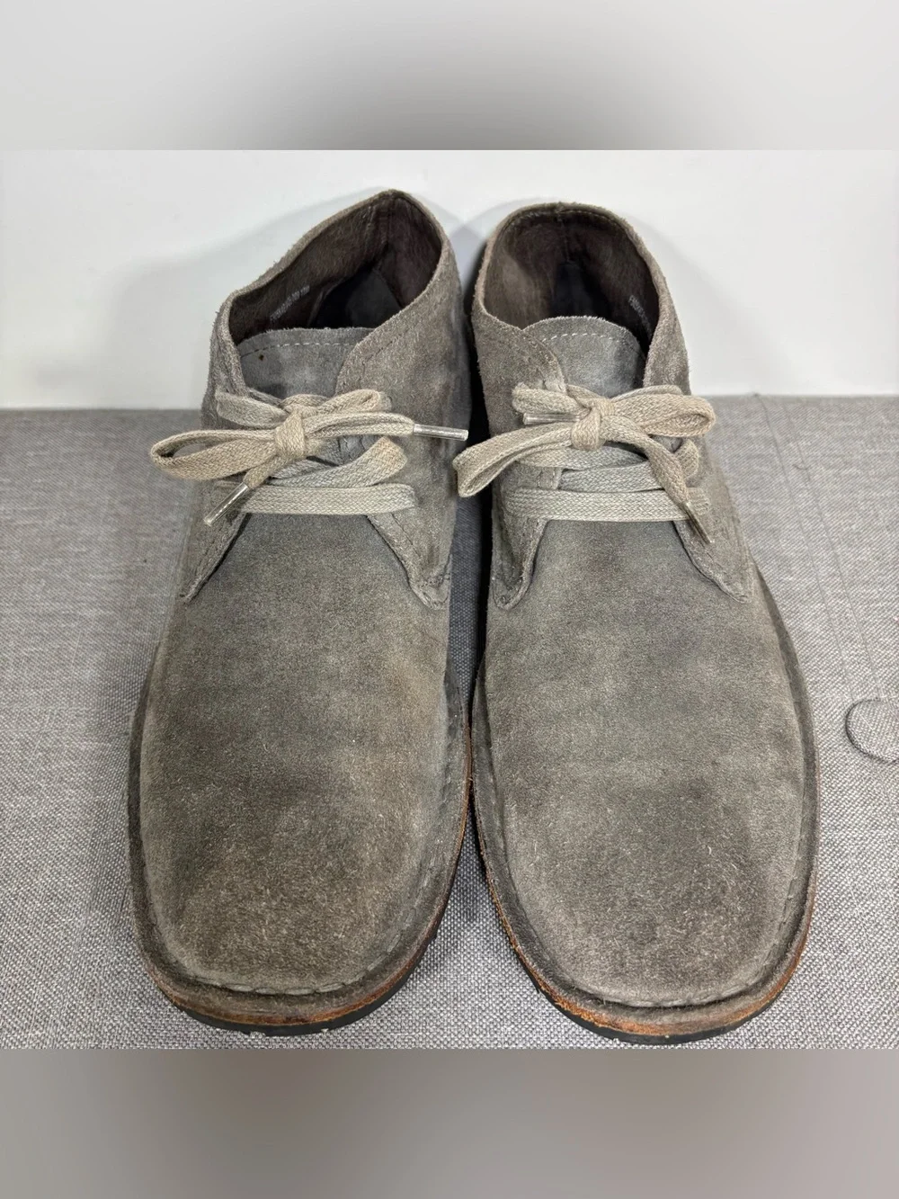 John Varvatos Gray Suede Chukka Boots- men’s 10M